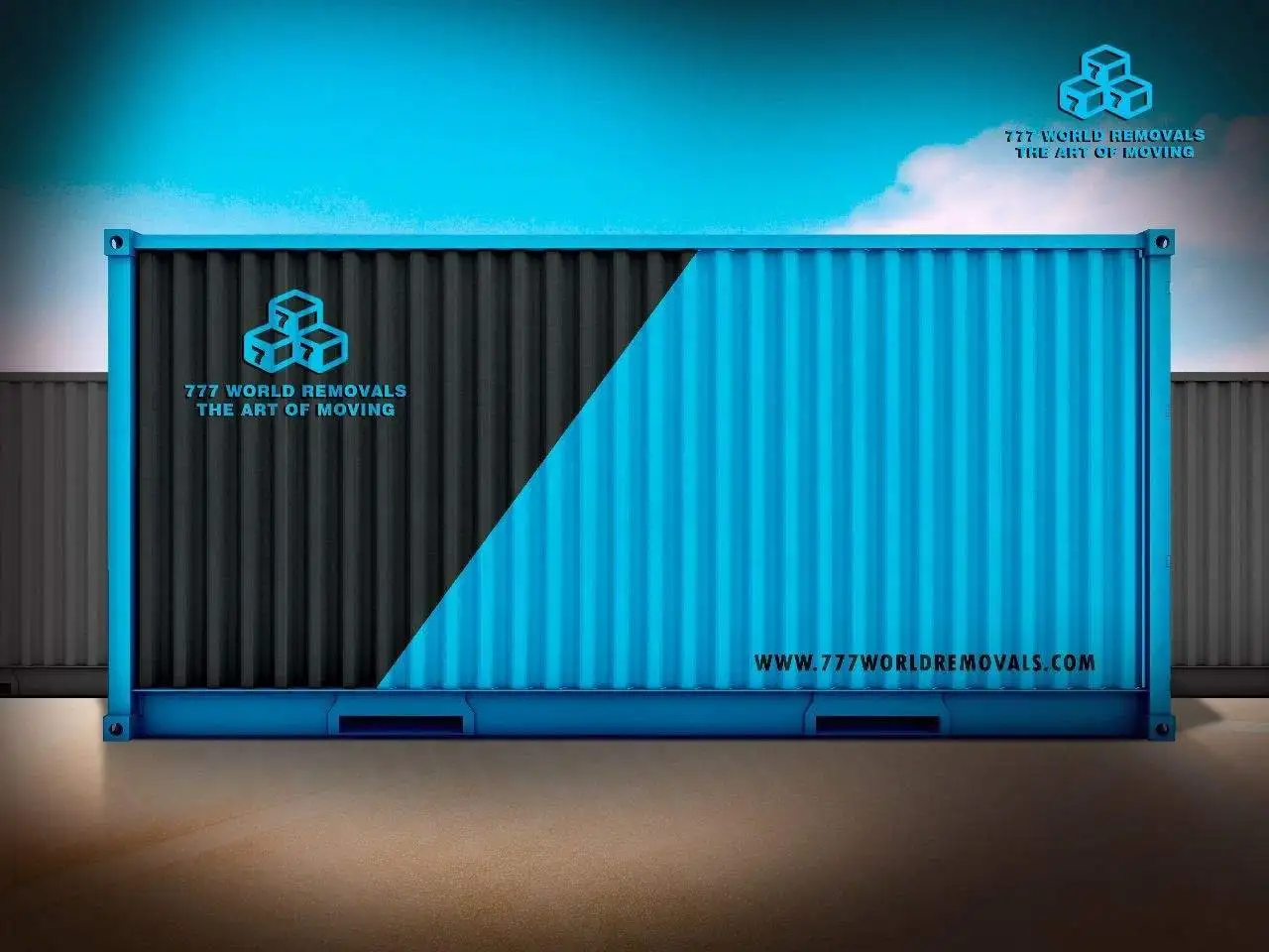 777 World Removals storage container